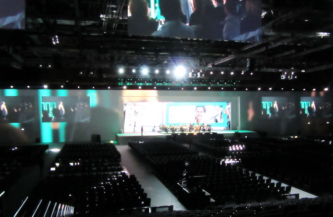 Hewlett Packard KeyNote Messe für HP Kunden und Mitarbeiter