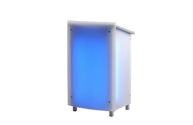 Rednerpult Acrylglas hinterleuchtet