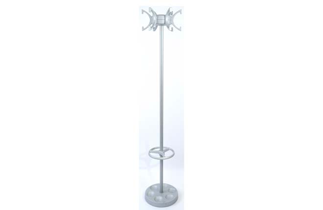 Garderobenständer, lackiert, Aluminium