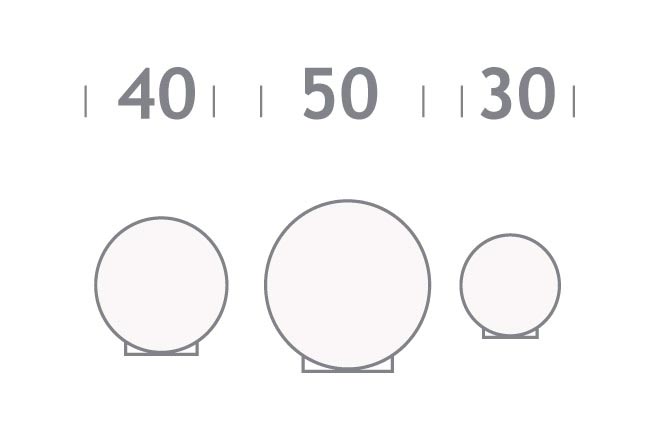 Kugellampe 40