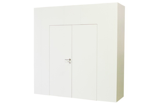Wandsystem 250 weiß Doppeltüre